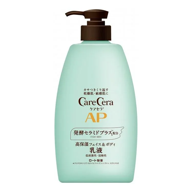 ケアセラ CareCera APフェイス&ボディ乳液 大容量本体 400ml セラミドプラス×7種の天然型セラミド配合 ロート製薬【送料無料】
