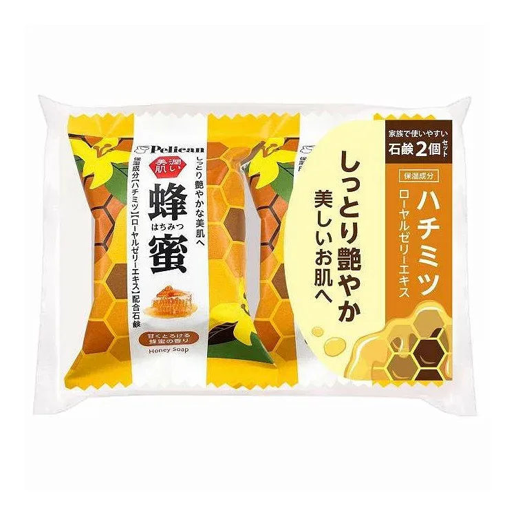 【単品10個セット】 ペリカン ファミリー石鹸 蜂蜜2P(代引不可)【送料無料】