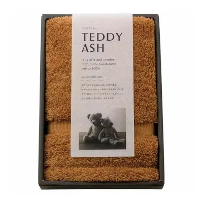 もふもふタッチ ハンドタオル TEDDY ASH(テディアッシュ) ベージュ 80006/5 ギフト プレゼント(代引不可)