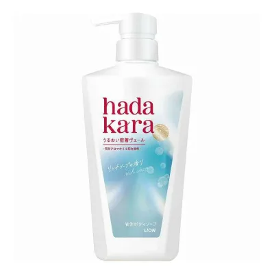 ハダカラ モイストボディケアソープ液体タイプリッチソープの香り本体 ライオン 480ml(代引不可)