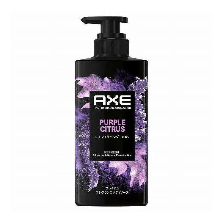 【単品6個セット】 アックス プレミアムフレグランス ボディソープ パープルシトラス ポンプ AXE ユニリーバ 440g(代引不可)【送料無料】