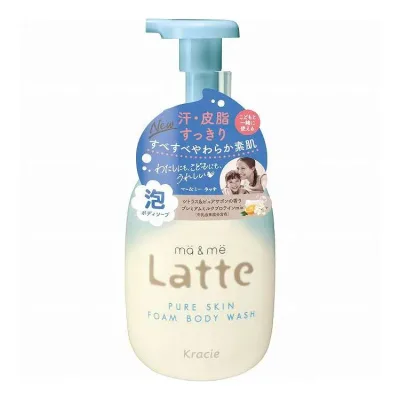 【単品12個セット】 マー&ミー ピュアスキン 泡で出てくるボディソープ ポンプ クラシエホームプロダクツ販売 550ml(代引不可)【送料無料】