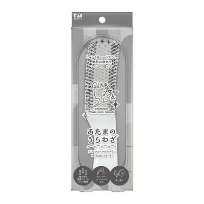 【単品7個セット】 KQ1606 あたまのうらわざ プレミアムヘアケアブラシ for Scalp(ショート) 貝印 1個(代引不可)【送料無料】