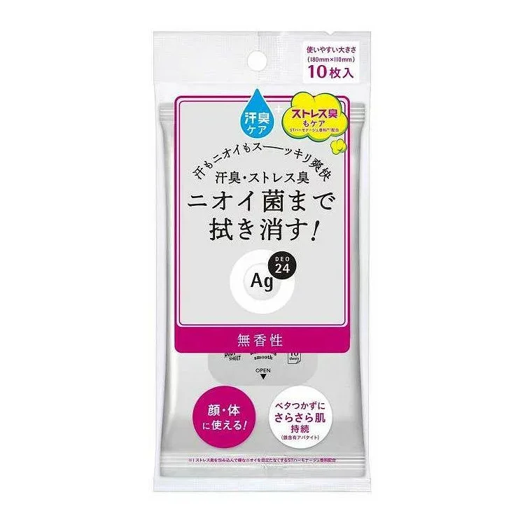 【単品18個セット】 エージー24 クリアシャワーシートn(無香性)10 ファイントゥデイ 10枚(代引不可)【送料無料】