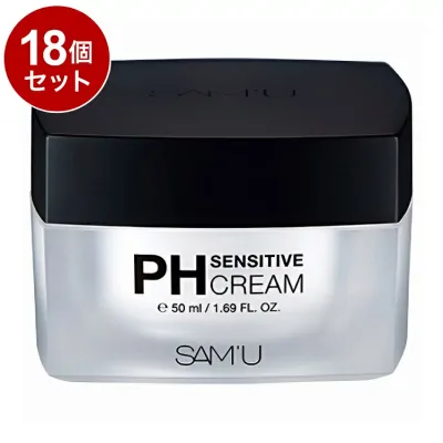 【単品18個セット】 SAM'U PHセンシティブクリーム 50ml 低刺激 保湿クリーム【送料無料】