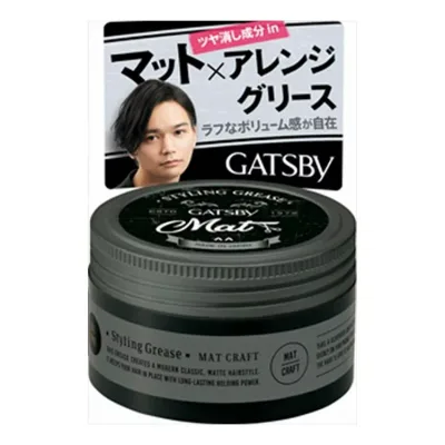 【単品12個セット】 マンダム ギャツビー スタイリンググリース マットクラフト 100G(代引不可)【送料無料】