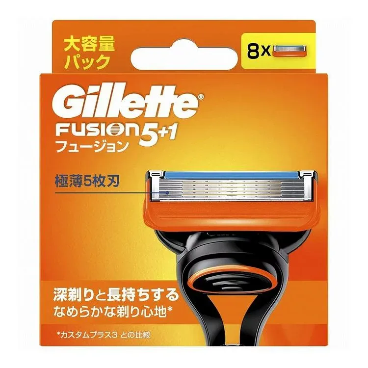 P&G ジレット フュージョンマニュアル替刃8個入り(代引不可)【送料無料】