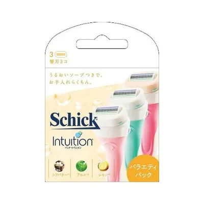 イントゥイション バラエティパック 替刃(3コ入)(代引不可)【送料無料】