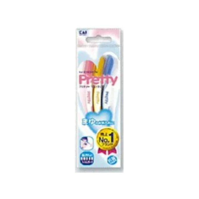 【単品12個セット】貝印 プリティ マユソリL 3P(代引不可)【メール便(ゆうパケット)】【送料無料】