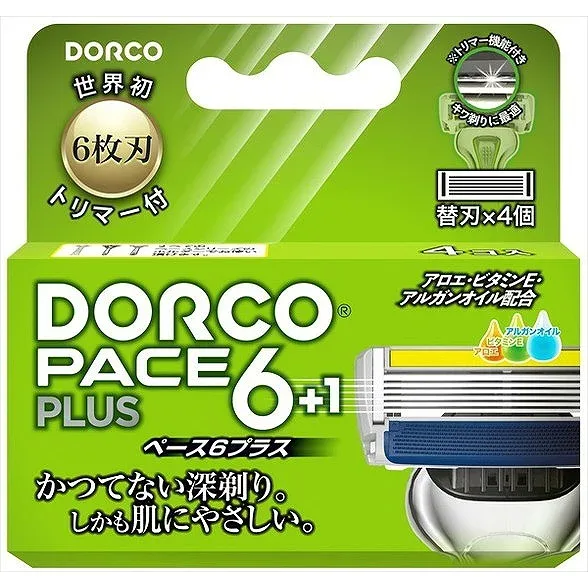 【単品16個セット】PACE6プラス替刃4個 ドルコ(代引不可)【送料無料】