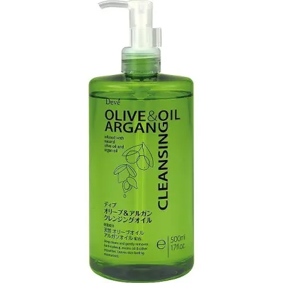 【単品6個セット】ディブ オリーブ&アルガン クレンジングオイル 500ml 熊野油脂(代引不可)【送料無料】
