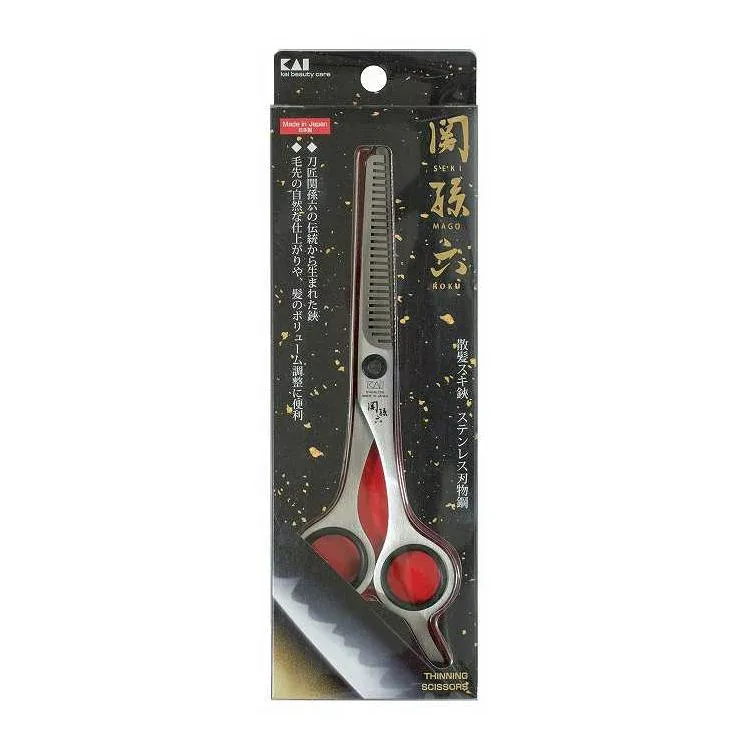 【単品1個セット】HC3519 関孫六 スキハサミ(ALLステンレス) 貝印(美粧)(代引不可)【送料無料】