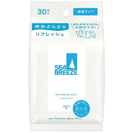 【単品12個セット】シーブリーズ フェイス&ボディシート N 無香料 ファイントゥデイ(代引不可)【送料無料】