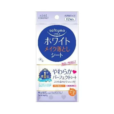 【単品5個セット】 ソフティモホワイトSメイク落としシート12枚 コーセーコスメポート株式会社(代引不可)