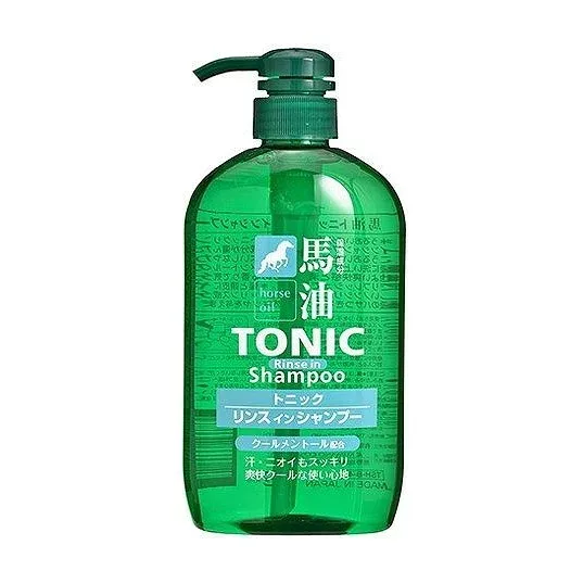 【単品2個セット】 馬油トニックリンスインシャンプー600ML 株式会社コスメステーシヨン(代引不可)