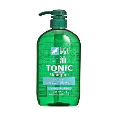 【単品2個セット】 馬油トニックリンスインシャンプー600ML 株式会社コスメステーシヨン(代引不可)
