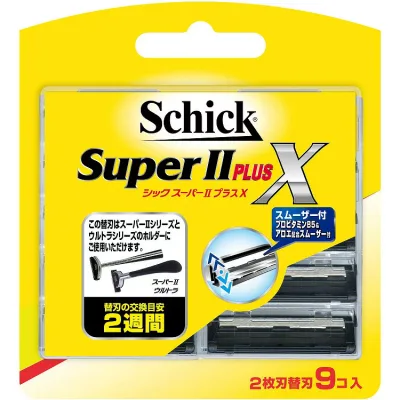 【25個セット】シック・ジャパン スーパー2プラス替刃(9コ入)(代引不可)【送料無料】