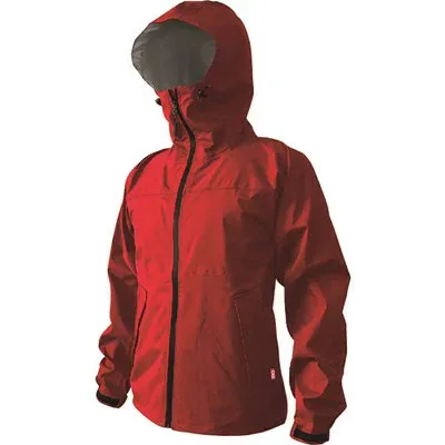 カジメイク ストレッチシールドジャケット レッド S 757044S 保護具 作業服 雨具(代引不可)【送料無料】