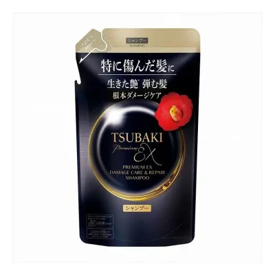 【単品15個セット】 TSUBAKI(ツバキ) プレミアムEX ダメージケア&リペア シャンプーかえ(代引不可)【送料無料】