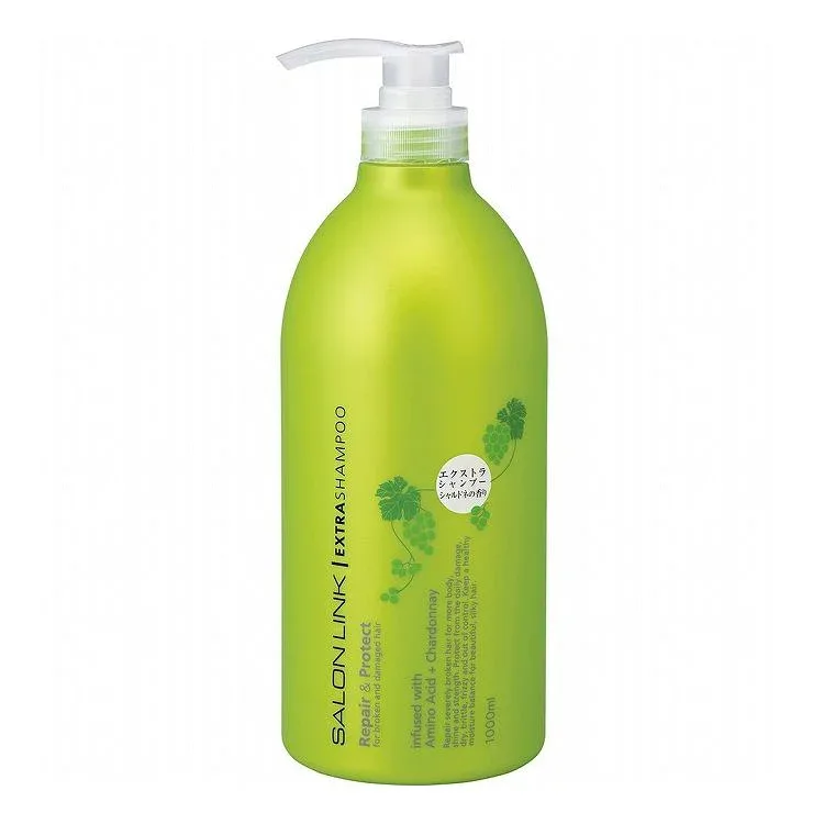 【単品6個セット】サロンリンク エクストラ シャンプー シャルドネの香り 熊野油脂 1000mL(代引不可)【送料無料】