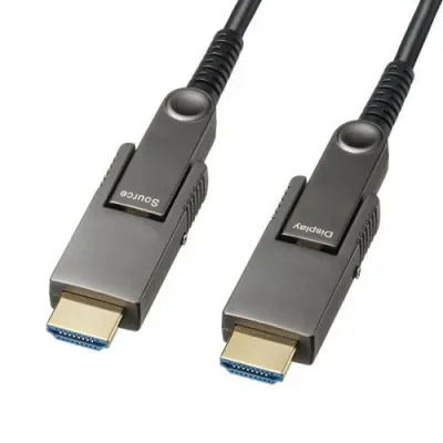 サンワサプライ 4K60Hz対応光ファイバHDMIケーブル(10m) KM-HD20-PFBAD10(代引不可)【送料無料】