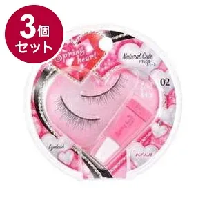 【単品3個セット】 スプリングハート アイラッシュ 02 ナチュラルキュート 1セット コージー本舗