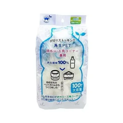 【単品9個セット】 水切りストッキング再生PET排水口・三角コーナー兼用100枚入 ボンスター販売(代引不可)【送料無料】