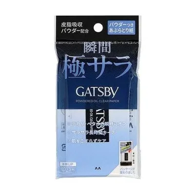 【単品8個セット】 ギャツビー パウダーつきあぶらとり紙 マンダム(代引不可)【送料無料】