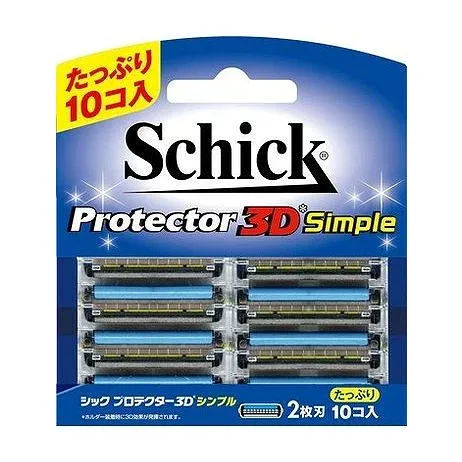【単品10個セット】 プロテクター3Dシンプル 替刃 10コ入 シック・ジャパン(代引不可)【送料無料】