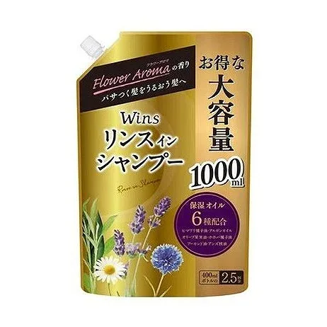 【単品6個セット】 ウインズ リンスインシャンプー 大容量詰替 日本合成洗剤(代引不可)【送料無料】