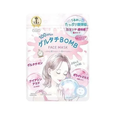 【単品5個セット】 コーセーコスメポート クリアターン グルタチBOMBマスク(代引不可)【送料無料】