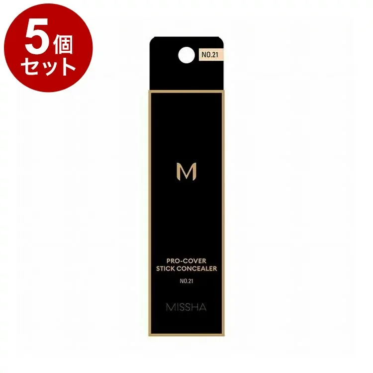 【単品5個セット】ミシャ M プロカバー スティックコンシーラー NO.21N 2.8g コンシーラー【送料無料】