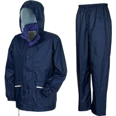 カジメイク 7540 アドベントレイン ネイビー M カジメイク 保護具 作業服 雨具 7540-55-M(代引不可)【送料無料】