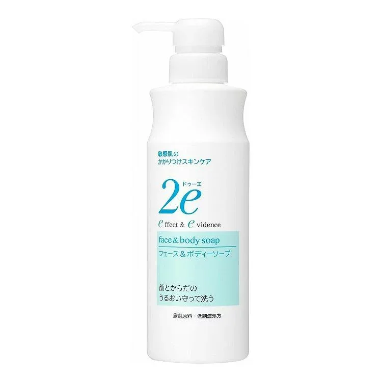 ドゥーエ 2e フェース&ボディーソープ 420ml 敏感肌 洗浄料 無香料 無着色【送料無料】