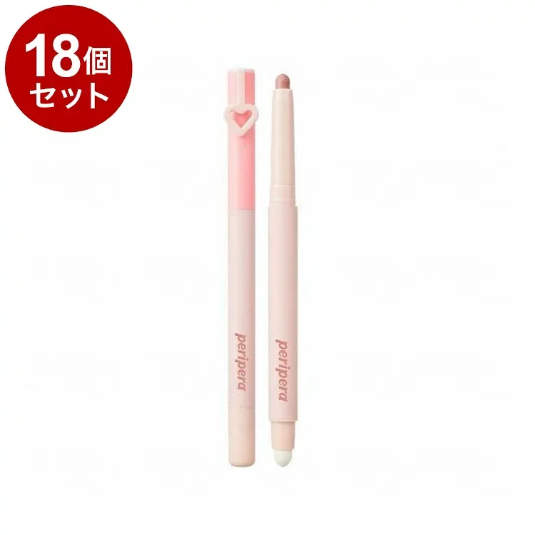 【単品18個セット】 ペリペラ ムードインシェードアイスティック P03 ピンクローズ アイシャドウ アイメイク Peripera 韓国コスメ【送料無料】