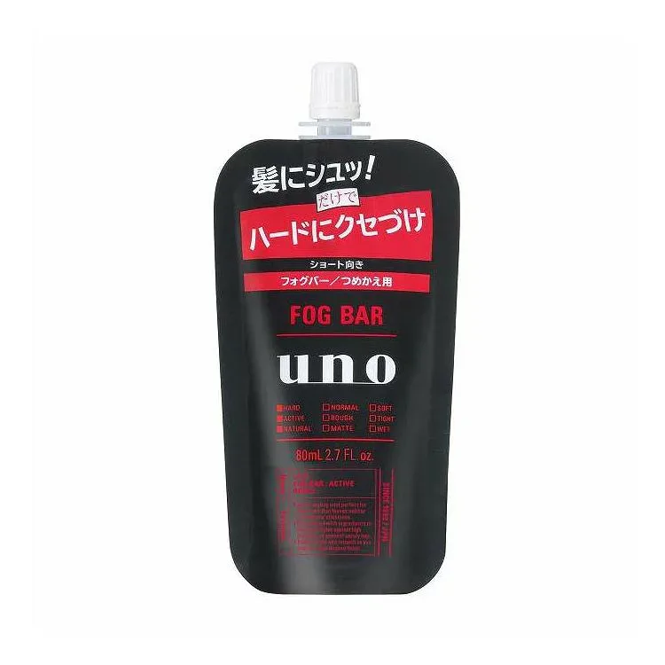 【単品3個セット】 ファイントゥデイ ウーノ フォグバー がっちりアクティブ つめかえ用 f 80mL(代引不可)【送料無料】