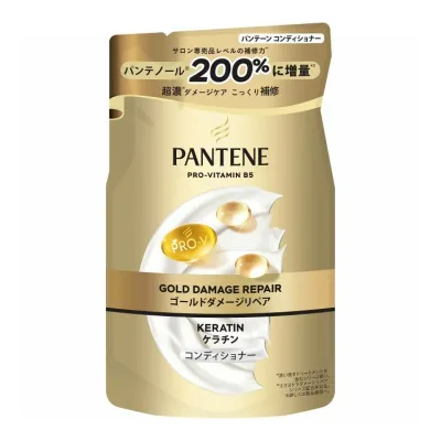 【単品4個セット】 P&Gジャパン パンテーンゴールドダメージリペアコンディショナーつめかえ 260G(代引不可)【送料無料】