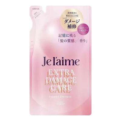【単品9個セット】 コーセーコスメポート ジュレーム レイヤード シャンプー (エクストラダメージケア) つめかえ 340mL(代引不可)【送料無料】