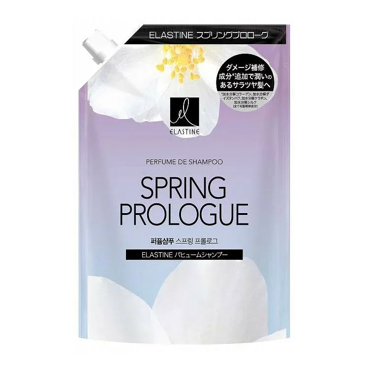 【単品9個セット】 トイレタリージャパン エラスティン Nパヒュームシャンプー スプリングプロローグ つめかえ用 350mL(代引不可)【送料無料】