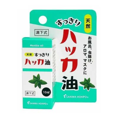 【単品11個セット】 三和通商 すっきりハッカ油(代引不可)【メール便配送】【送料無料】