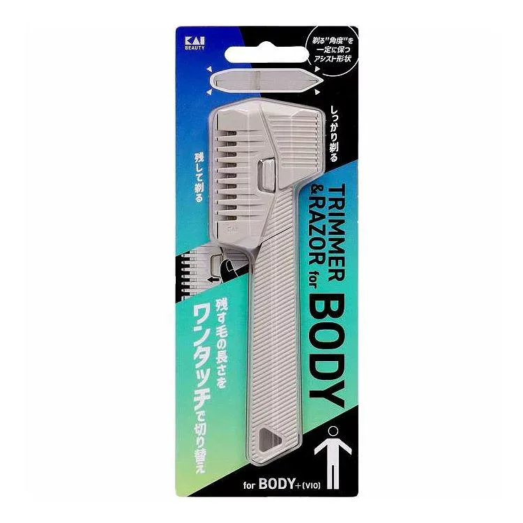【単品15個セット】 貝印 ボディヘアトリマー&レザー(代引不可)【送料無料】