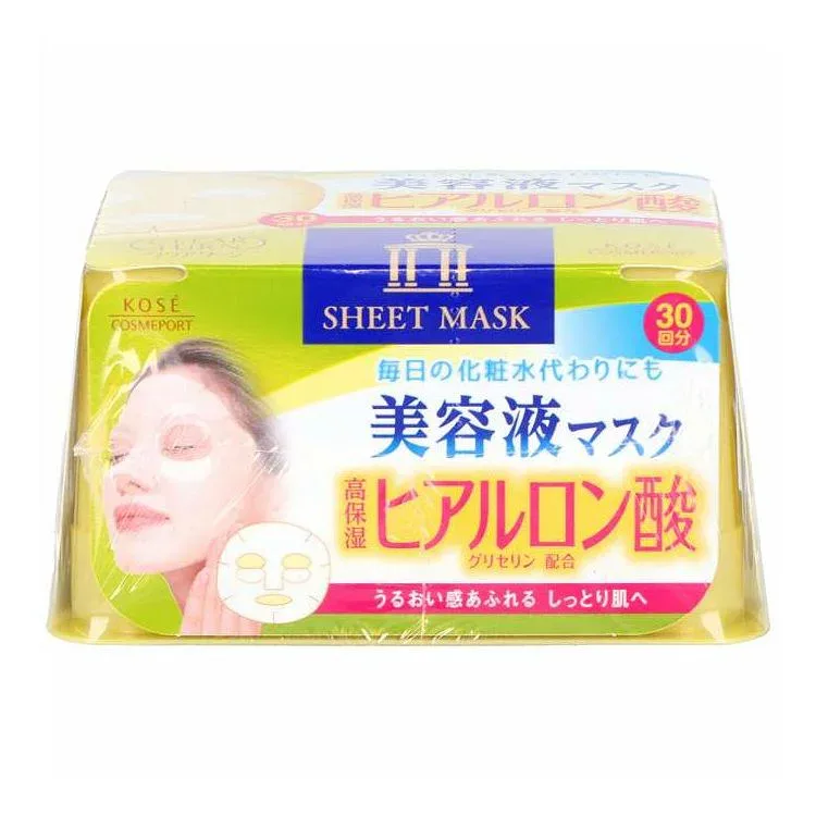 【単品3個セット】 コーセーコスメポート クリアターン HAエッセンスマスク ヒアルロン酸 30枚(代引不可)【送料無料】