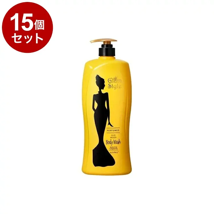 【単品15個セット】 レイヴィー グラムスタイル ボディシャンプー ウードウッド 1000ml アクシス 保湿 ボディケア ボディソープ Leivy【送料無料】