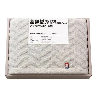 超無撚糸 バスタオル半分時代 76020(代引不可)【送料無料】