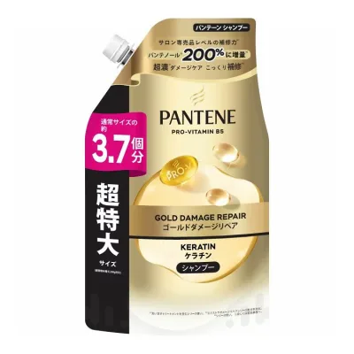 【単品7個セット】 パンテーン ゴールドダメージリペアシャンプーつめかえ 超特大 P&G 950g(代引不可)【送料無料】