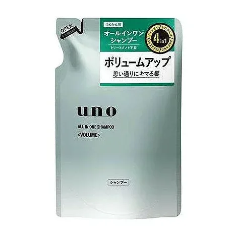 【単品20個セット】 ウーノ オールインワンシャンプー ボリューム つめかえ 用 ファイントゥデイ 400ml(代引不可)【送料無料】