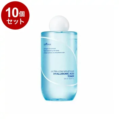 【単品10個セット】 イズエンツリー 超低分子ヒアルロン酸トナー ISNTREE 300ml【送料無料】