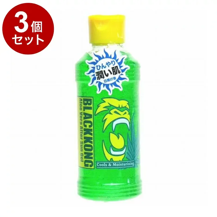 【単品3個セット】 ブラックコング モイスチャライジングジェル 保湿 180g【送料無料】