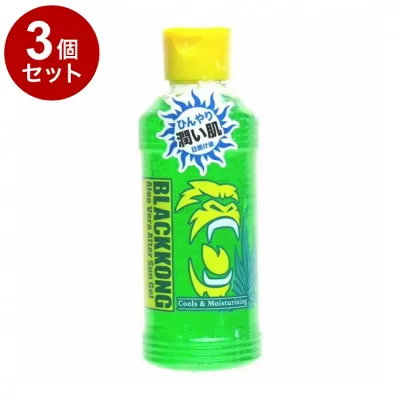 【単品3個セット】 ブラックコング モイスチャライジングジェル 保湿 180g【送料無料】