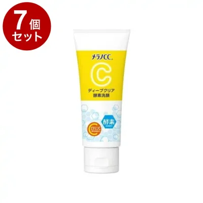 【単品7個セット】 メラノCC ディープクリア酵素洗顔 130g 酵素 ビタミンC配合 洗顔フォーム 毛穴ケア ロート製薬【送料無料】